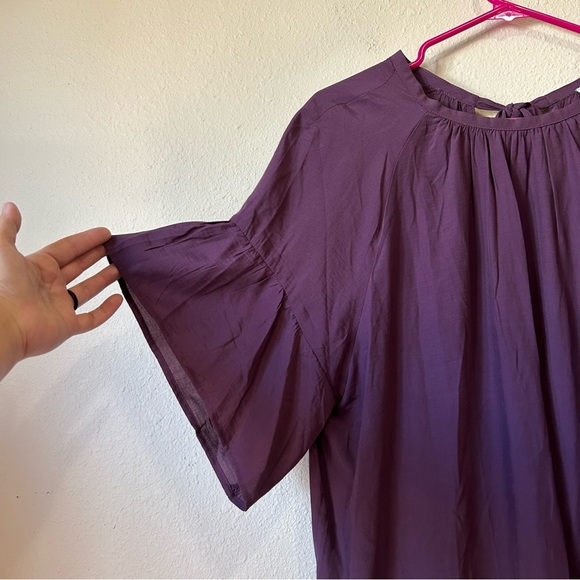LOFT | NWT Ruffle Sleeve Blouse - Picture 2 of 8